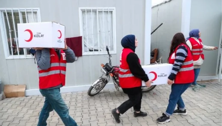 Kızılay, depremzedelere kış yardım programı başlattı
