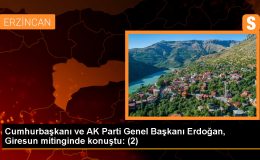 Cumhurbaşkanı ve AK Parti Genel Başkanı Erdoğan, Giresun mitinginde konuştu: (2)