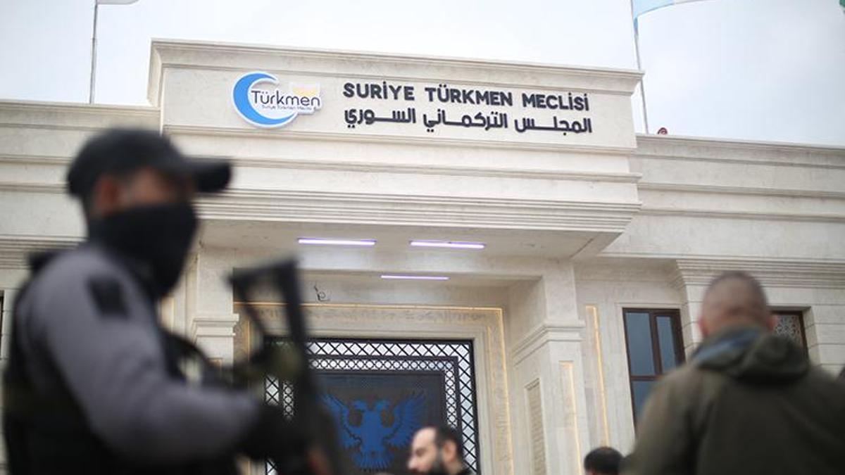 Suriye’de Türkmen Meclisi binası törenle hizmete açıldı